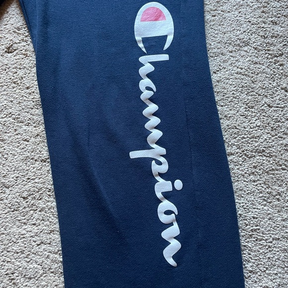Champion Kids Dark Blue Joggers with Logo - Picture 3 of 5